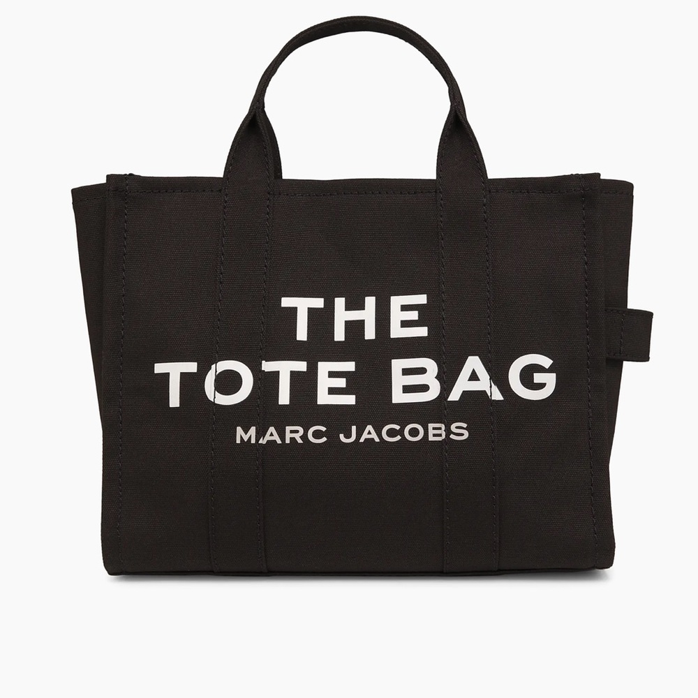 Marc Jacobs Black Canvas Tote Bag